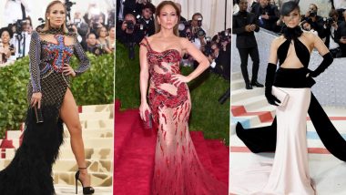 Jennifer Lopez Met Gala Looks Over the Years! JLo Shares Fabulous Flashback Video of Her Previous Dresses Ahead of Met Gala 2024 Event