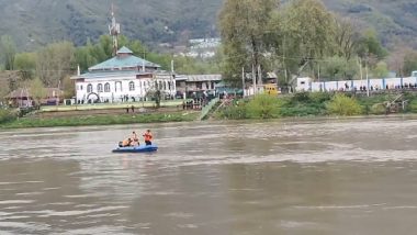 Jhelum Boat Accident: Six Students Drown, Five Rescued, Three Missing After Boat Capsizes in River in Jammu and Kashmir’s Srinagars (Watch Videos)