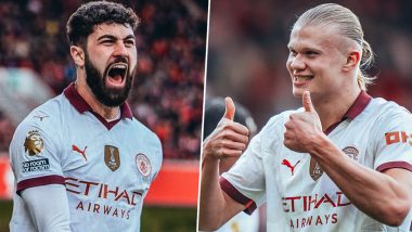 Nottingham Forest 0–2 Manchester City, Premier League 2023–24: Erling Haaland and Josko Gvardiol Score As Cityzens Maintains Clean Sheet Against Garibaldis