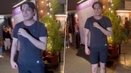 Aamir Khan&rsquo;s Son Junaid Khan Feels Shy Being Clicked by Paparazzi While Sporting Unusual Makeup (Watch Video)