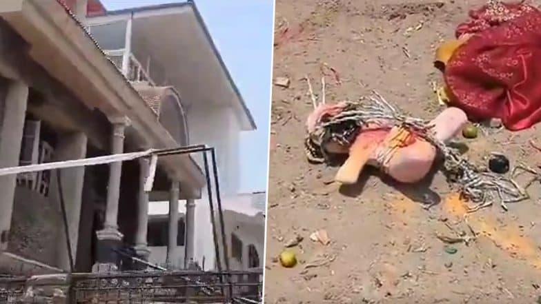 Telangana: Black Magic Rituals Allegedly Performed Near Former CM K Chandrasekhar Rao’s House in Hyderabad Ahead of Lok Sabha Polls, Viral Video Surfaces