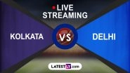 IPL 2024 Kolkata Knight Riders vs Delhi Capitals Free Live Streaming Online on JioCinema: Get TV Channel Telecast Details of KKR vs DC T20 Cricket Match on Star Sports