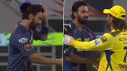 KL Rahul Removes Cap Before Shaking Hands With MS Dhoni Following LSG vs CSK IPL 2024 Match, Video Goes Viral