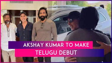 Akshay Kumar To Make Telugu Cinema Debut With 'Kannappa'; Actor Meets Vishnu Manchu, Mohan Babu In Hyderabad
