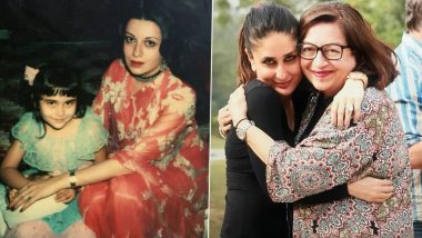 Babita Kapoor Birthday: Kareena Kapoor Khan–Karisma Kapoor Share Unseen Pics and Extend Heartfelt Wishes to Their Mom on Her Special Day