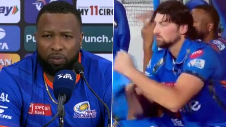 Tim David, Kieron Pollard Fined 20% of Match Fee For Breaching Code of Conduct During PBKS vs MI IPL 2024