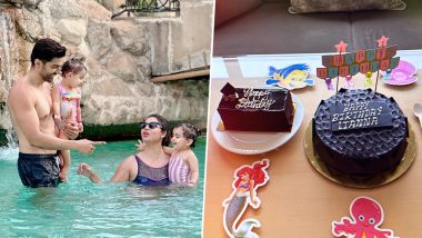 Debina Bonnerjee and Gurmeet Choudhary Celebrate Daughter Lianna’s Second Birthday With a Poolside Bash (View Pics)