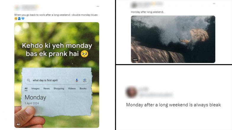 'Monday After Long Weekend' Funny Memes Take Over X, Netizens Flood Social Media With Hilarious Posts to Cure Monday Blues With Laughter!