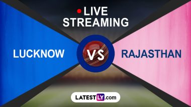 IPL 2024 Lucknow Super Giants vs Rajasthan Royals Free Live Streaming Online on JioCinema: Get TV Channel Telecast Details of LSG vs RR T20 Cricket Match on Star Sports