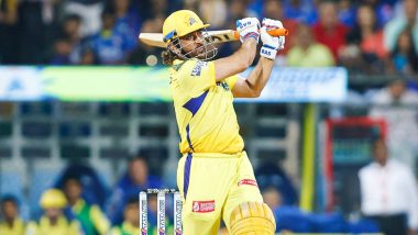 MS Dhoni Completes 5000 Runs for Chennai Super Kings, Achieves Feat During MI vs CSK IPL 2024 Match
