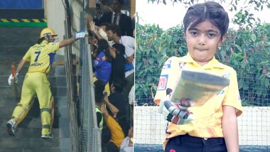 Young Girl Who Received Ball From MS Dhoni During MI vs CSK IPL 2024 Match, Shares Her Experience (Watch Video)