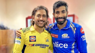 Jasprit Bumrah Meets MS Dhoni After MI vs CSK IPL 2024 Match, Shares Picture (See Post)