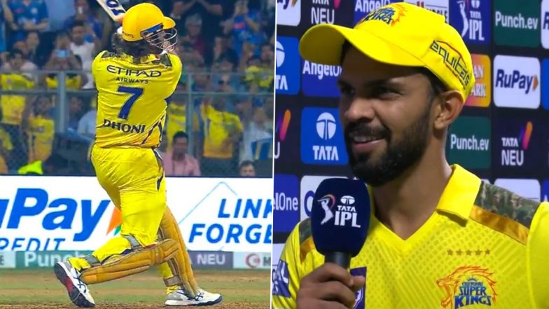 Ruturaj Gaikwad Calls MS Dhoni 'Young Wicketkeeper' During Post-Match Presentation of MI vs CSK IPL 2024, Video Goes Viral