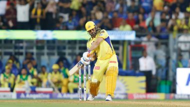 MS Dhoni Hits Three Sixes in Three Balls After Walking Out To Massive Roar at the Wankhede Stadium During MI vs CSK IPL 2024 Match, Videos Go Viral