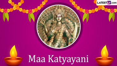 Chaitra Navratri 2024 Day 6 Wishes & Maa Katyayani Photos: Send Navdurga Pics, Wishes, WhatsApp Messages and Images To Celebrate the Sixth Day
