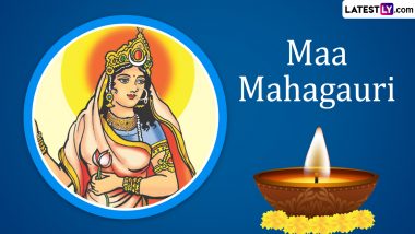 Chaitra Navratri 2024 Day 8 Goddess Maa Mahagauri Images: Send Wallpapers, Messages, Wishes and Greetings for the Eighth Day Celebrations
