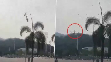 Malaysia Helicopter Crash Video: Two Military Choppers Crash After Mid-Air Collision in Lumut, 10 People Killed; Disturbing Clip Surfaces