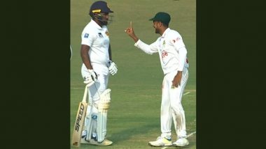 Mehidy Hasan Miraz Gives 'Out' Send Off to Number 11 Batsman Asitha Fernando As Sri Lanka Post Massive 531 During BAN vs SL 2nd Test 2024, Picture Goes Viral