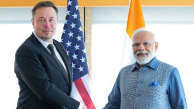 Elon Musk India Visit: Tesla CEO To Meet PM Narendra Modi, Announces Major EV Investments Projected To Reach USD 3.6 Billion in Revenue in India by 2030
