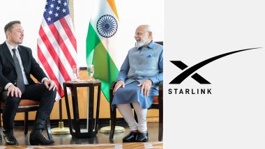 Elon Musk Visit to India: Indian Government Reportedly Expedites Process of Granting License to Tech Billionaire’s Starlink Internet Company Ahead of Visit on April 21–22