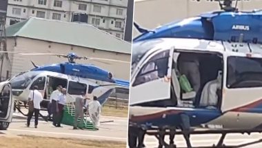 Mamata Banerjee Loses Balance While Boarding Helicopter In Durgapur, No Serious Injuries Reported (Watch Video)