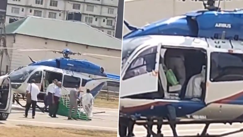 Mamata Banerjee Injured While Boarding Helicopter in Durgapur, Video Surfaces