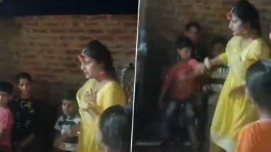 Sudden Death in Meerut: Girl Dancing at Sister's Haldi Ceremony Collapses, Dies of Heart Attack in Uttar Pradesh, Disturbing Video Surfaces