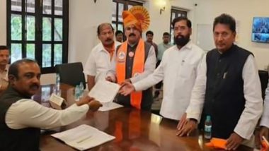 Mumbai South Central Lok Sabha Election 2024: Shiv Sena Candidate Rahul Shewale Files His Nomination