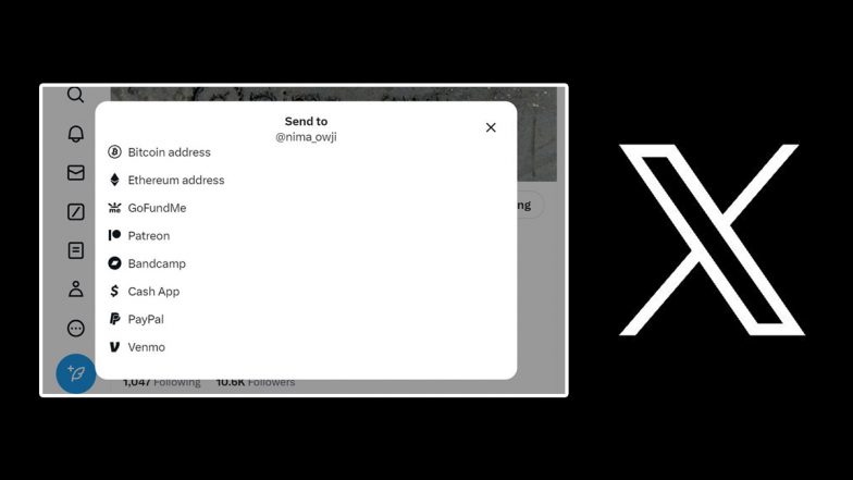 X New Feature Update: Elon Musk’s Platform To Introduce Revamped ‘Tip Jar’ Feature on Web; Check List of Supported Payment Services