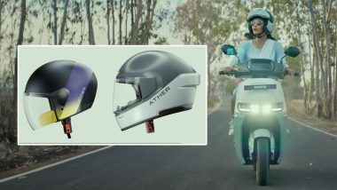 Ather Rizta Electric Scooter Launched in India Along With Ather Halo Smart Helmet; Know Price, Specifications and Other Details of Ather’s New Family E-Scooter