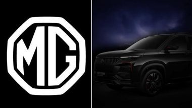 MG Hector Blackstorm Launch Confirmed for April 10; Check Expected Engine Options and Features (Watch Official Teaser Video)