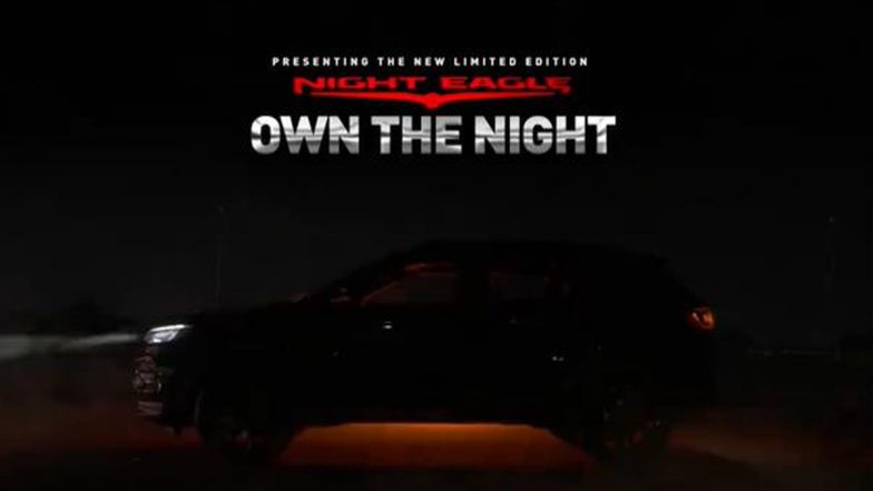 Jeep Compass Night Eagle 2024 Model Teased, Likely To Launch Soon in India; Check More Details About New Jeep Compass Limited Edition Car (Watch Teaser Video)