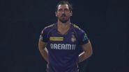 Why is Mitchell Starc Not Playing in KKR vs PBKS IPL 2024 Match? Know Reason Behind Australian Fast Bowler's Absence As He is Replaced By Dushmantha Chameera