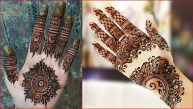 Quick 5-Minute Eid Mehndi Designs 2024: Simple and Stylish Pakistani Mehndi Designs for Front and Back Hand for Biggest Muslim Festival (View Photos and Videos)