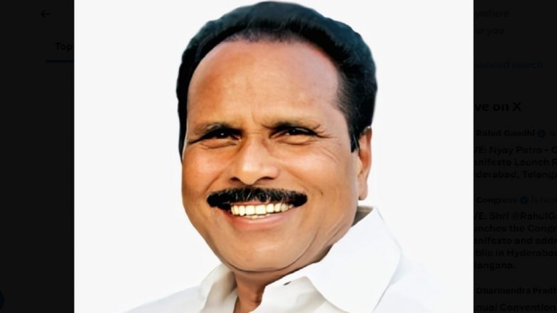 DMK MLA N Pugazhenthi Dies: MLA of Tamil Nadu's Vikravandi Assembly Passes Away, Governor RN Ravi Offers Condolences - Vimarsana News
