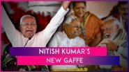 Nitish Kumar Says BJP Will Win '4,000' Seats, Touches PM Narendra Modi's Feet After Making Blunder