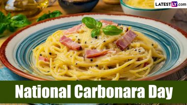 National Carbonara Day 2024: Indulge in the Creamy Goodness With These 3 Delicious Recipes To Try