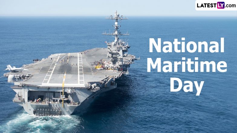 National Maritime Day 2024 Quotes, Images and Wallpapers: Share Powerful Messages, Sayings and Thoughts Reflecting the Mood of Sailors Navigating the Seas!