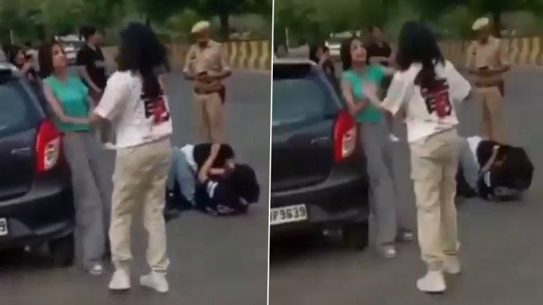 Noida Girls Fight Over Reels: Two Groups of Girls Engage in Fistfight, Hurl Abuses at Each Other Over Reel Comments; Video Goes Viral