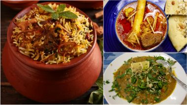 Eid Dawat 2024 Special Non-Veg Food Menu: Biryani, Haleem and Nalli Nihari, Enjoy These Succulent Meat Dishes With Family and Friends
