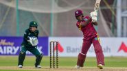 How To Watch PAK W vs WI W 1st ODI 2024 Live Streaming Online: Get Telecast Details of Pakistan Women vs West Indies Women Cricket Match With Timing in IST