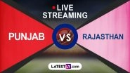 IPL 2024 Punjab Kings vs Rajasthan Royals Free Live Streaming Online on JioCinema: Get TV Channel Telecast Details of PBKS vs RR T20 Cricket Match on Star Sports