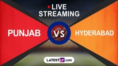 IPL 2024 Punjab Kings vs Sunrisers Hyderabad Free Live Streaming Online on JioCinema: Get TV Channel Telecast Details of PBKS vs SRH T20 Cricket Match on Star Sports