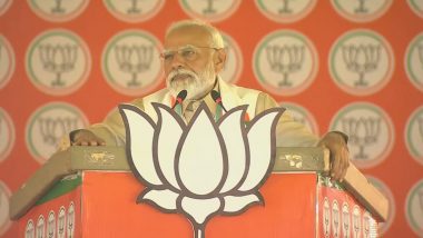 Lok Sabha Elections 2024: PM Narendra Modi Slams INDIA Bloc in Mettupalayam, Says 'Family Parties Like Congress, DMK's Agenda is To Remain in Power by Lying' (Watch Videos)