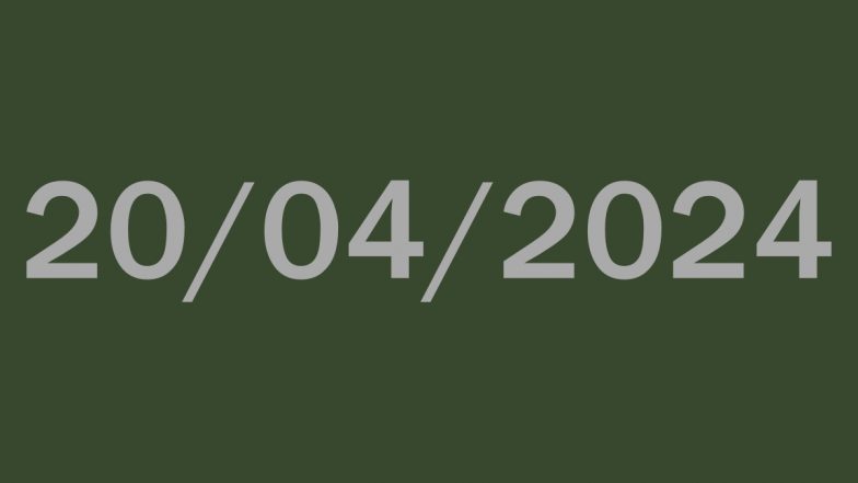 Palindrome Day Dates in April: Why Is 4/20/2024 'Palindrome Day'? Everything To Know About 'Stoner Eclipse'