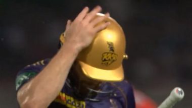 Angry Phil Salt Hits His Head in Frustration After Getting Dismissed By Sam Curran During KKR vs PBKS IPL 2024 Match, Video Goes Viral