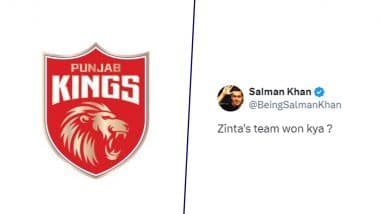 Punjab Kings React to Salman Khan’s Old Tweet ‘Preity Zinta’s Team Won Kya?’ After PBKS Record Highest Successful Chase in T20 Cricket vs KKR in IPL 2024