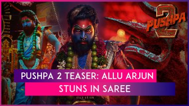 Pushpa 2 – The Rule Teaser: Allu Arjun Dressed Up As Goddess Kali, Thrashing Goons, Looks Powerful And Menacing