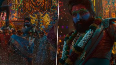 Pushpa 2 – The Rule Teaser: Allu Arjun in Saree Looks Powerful and Menacing in Massy Glimpse From Sukumar Directorial (Watch Video)