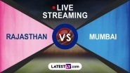 IPL 2024 Rajasthan Royals vs Mumbai Indians Free Live Streaming Online on JioCinema: Get TV Channel Telecast Details of RR vs MI T20 Cricket Match on Star Sports